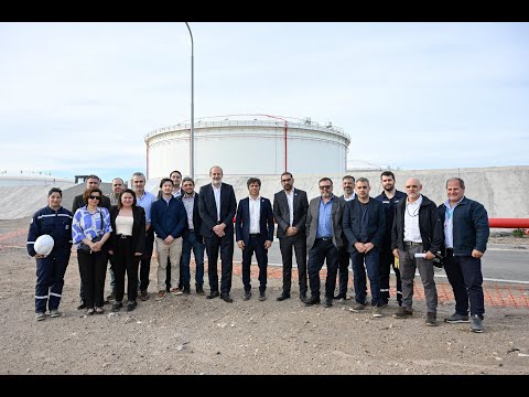 Expansión del Puerto de Coronel Rosales y recorrida por obras en ejecución