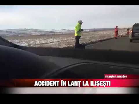 Accident în lanţ la Ilişeşti