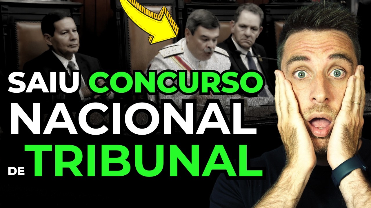 [🚨URGENTE!] NOVO CONCURSO NACIONAL DE TRIBUNAL PUBLICADO e NINGUÉM ESTÁ ESTUDANDO PARA ELE! | STM