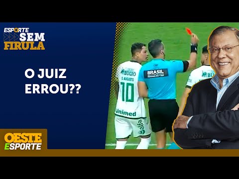 LANCE POLÊMICO no jogo entre CHAPECOENSE E CRICIÚMA