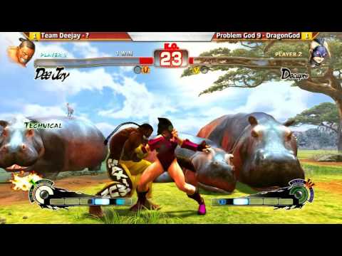 USF4 Teams @ Defend the North - Team Deejay vs Problem God 9 [720p/60fps]
