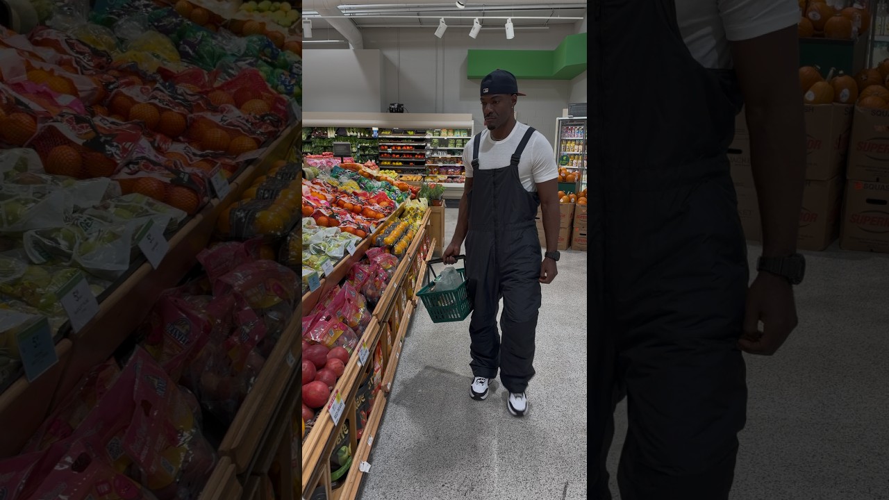 When Chadwick hits the grocery store like most men can’t!