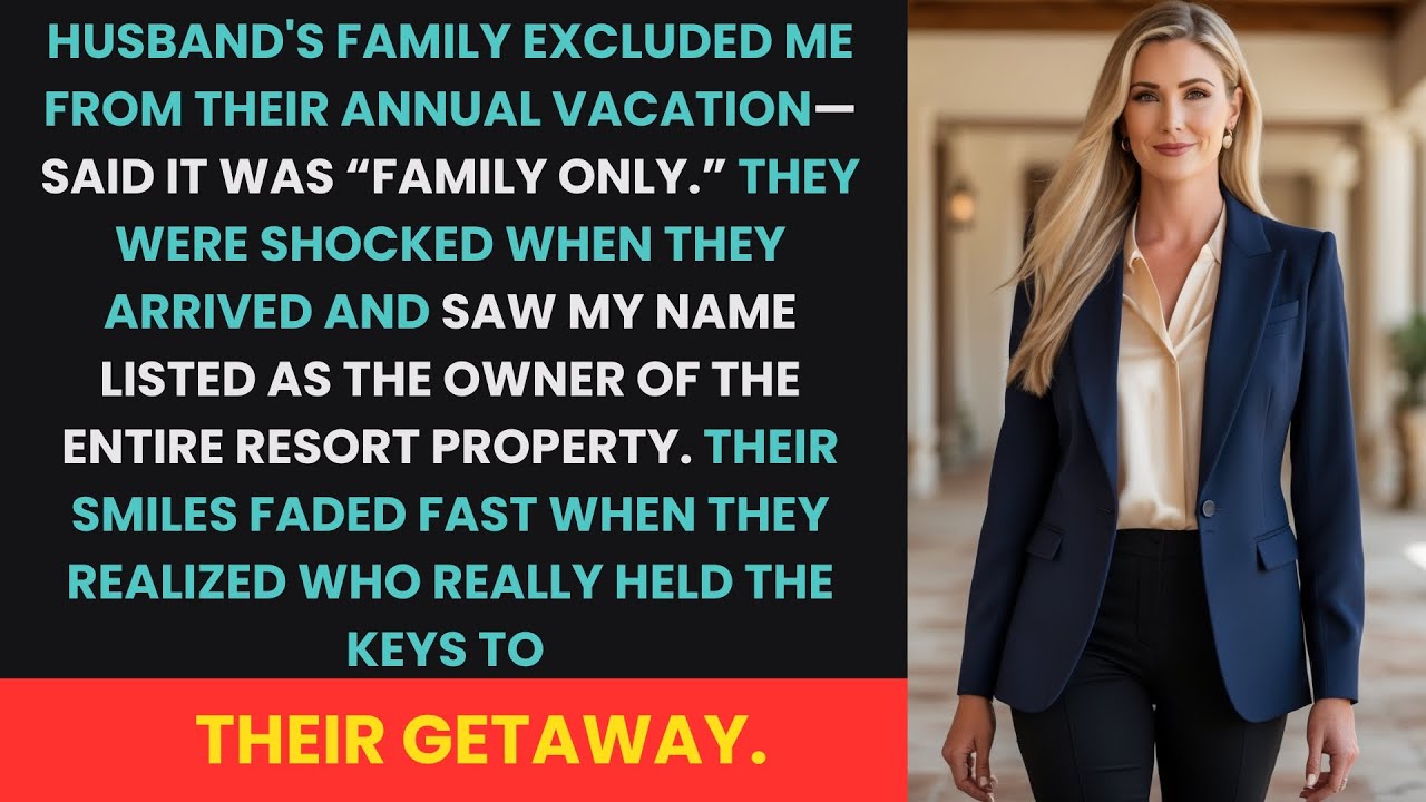 Husband's Family Excluded Me From Vacation—Then Learned I Owned the Resort