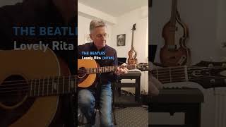How to play "Lovely Rita"(INTRO)  The Beatles (#shorts ##music #cover #tutorial #thebeatles #guitar)
