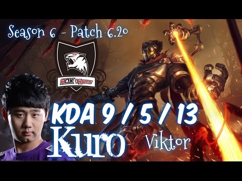 ROX Kuro VIKTOR vs RIVEN Mid - Patch 6.20 NA Ranked | League of Legends