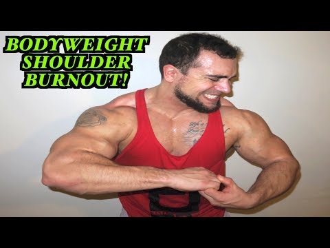 Intense 10 Minute At Home Shoulder Workout Bodyweight Finisher