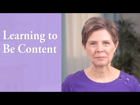 Learning to Be Content