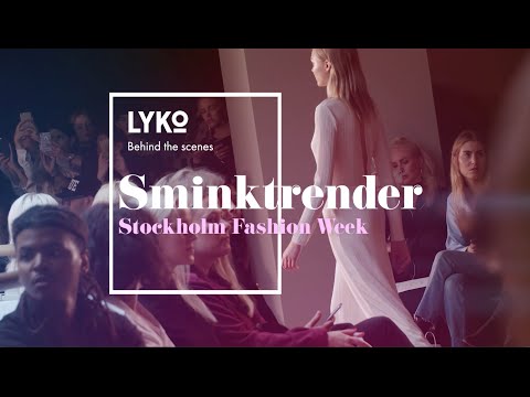 Sminktrender backstage på Stockholm Fashion Week 2016