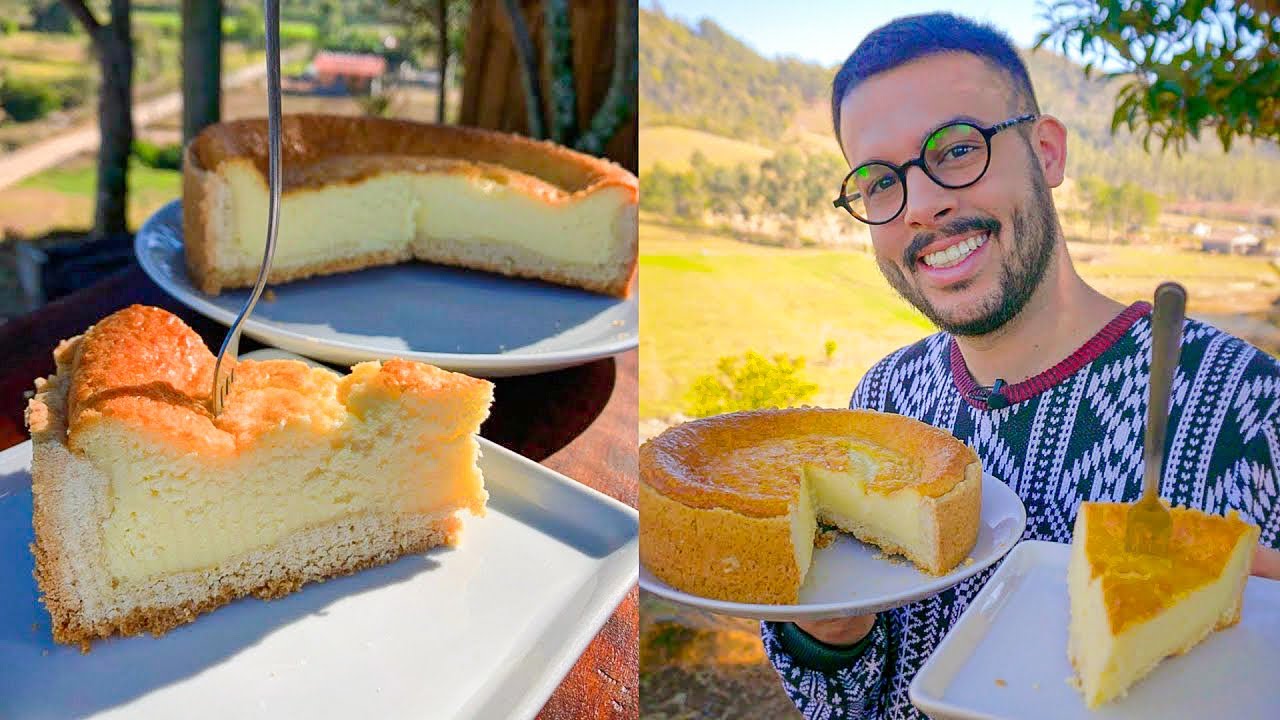 TORTA DE RICOTA CREMOSA DE LIQUIDIFICADOR | Thigas Ribeiro