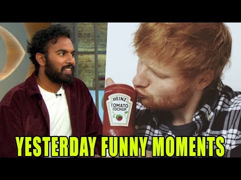 YESTERDAY - Funny Moments and Bloopers - Himesh Patel, Ed Sheeran, Kate McKinnon