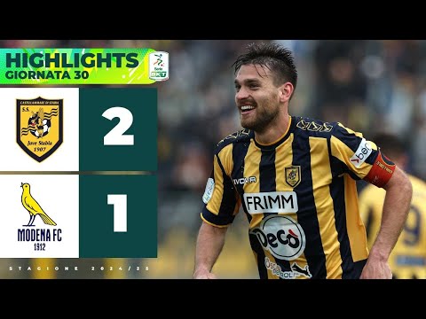 Juve Stabia-Modena 2-1 | La doppietta di CANDELLONE spinge in alto le Vespe | HIGHLIGHTS Serie BKT