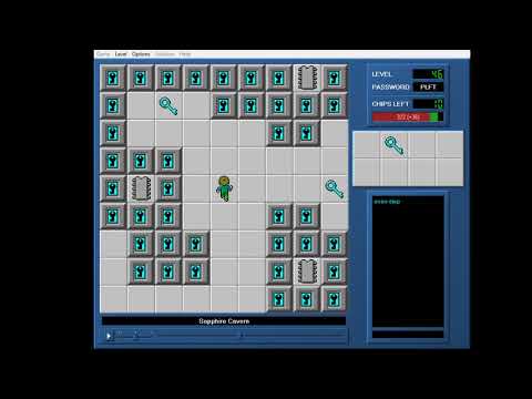 CCLP1 level 46 solution - 286 seconds