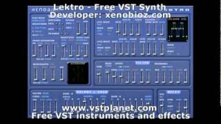 Video thumbnail for Lektro - Free VST synth - vstplanet.com by Plugins Collection