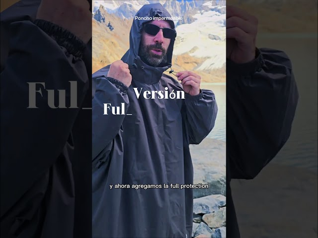 Vídeo relacionado con flintronic Poncho de Lluvia Impermeable con Capucha, Reutilizable y Ligero para Viajes y Exteriores - para Hombre y Mujer