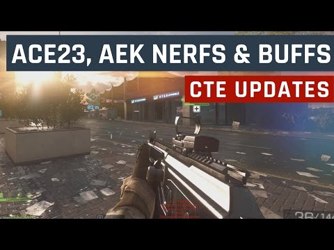 ACE 23, AEK-971 Nerfs & Buffs!  - CTE Updates Battlefield 4 (BF4)