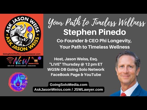 Your Path to Timeless Wellness with Stephen Pinedo - YouTube