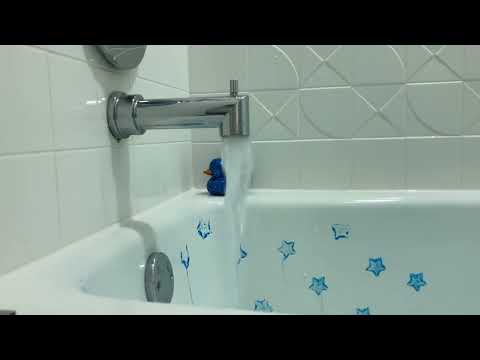 Filling Bathtubs ASMR // Filling Bathtub with Blue Stars 1 Hour Loop