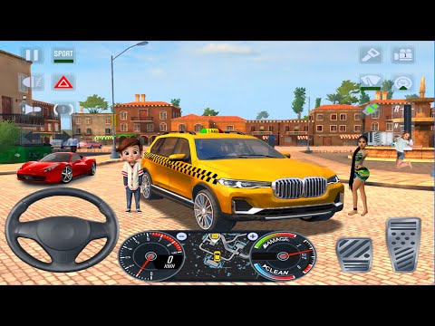 Taxi Sim 2020🌈🚕BMW SUV Drive Game in the New York City - POV Drive on the Highway