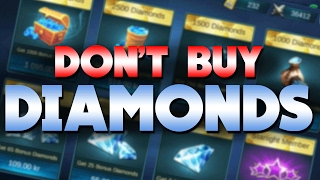 Mobile Legends Don't Buy Diamonds yet!