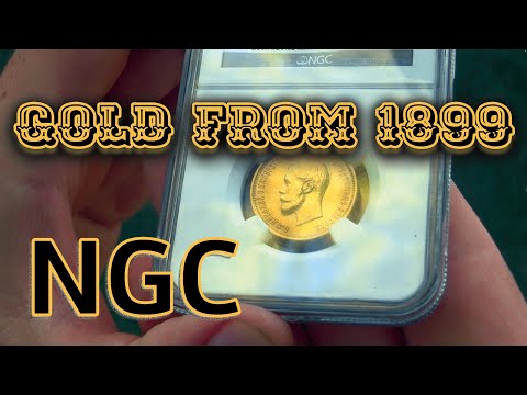 161 | 1899 10 Rubels Russian Gold Coin MS62