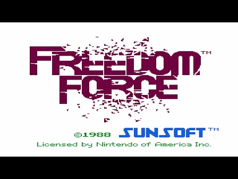 Freedom Force (1988) Full Game [NES Zapper] [NES]