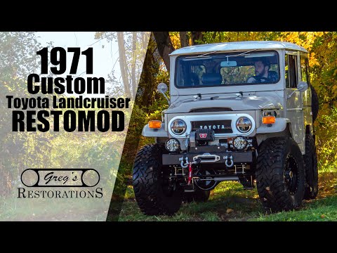 1971 Custom Toyota Landcruiser FJ40 Restoration