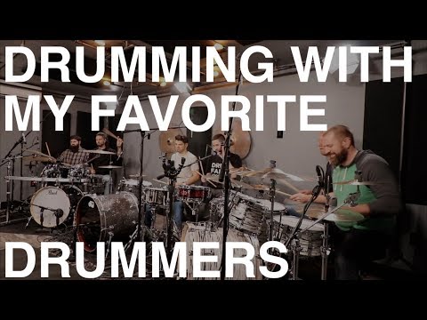 DRUMMING WITH MY FAVORITE DRUMMERS! - DRUM COLLAB!