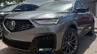 2026 Acura MDX A-Spec - Liquid Carbon Metallic - Red Interior - Walkaround