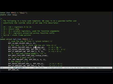 How to write eBPF byte code by hand - Part 1