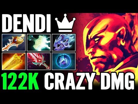 Intense Clash 122K Dmg Full Item Build + Rapier Ember Spirit by Dendi Pro Dota 2