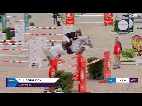 Zuccero v. Zirocco Blue und R.G. Bengtsson im Umlauf des Leipziger Weltcups