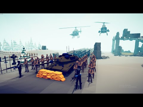 250x ARMY SOLDIER CLEAR ENEMY AREA - Totally Accurate Battle Simulator TABS
