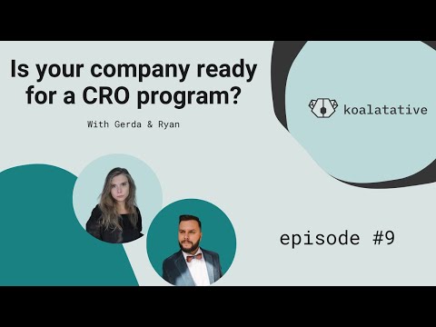 Thumbnail for Episode #9: When is a company ready to start a Conversion Optimization program?