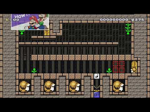 ▲Kamek's Transformation Curse▼ by Lea96|EM - Super Mario Maker 2 - No Commentary 1bu