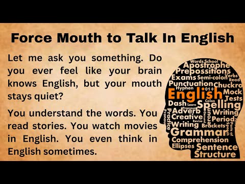 How To Force  Mouth to Talk In English || How to Learn English || Bookish English