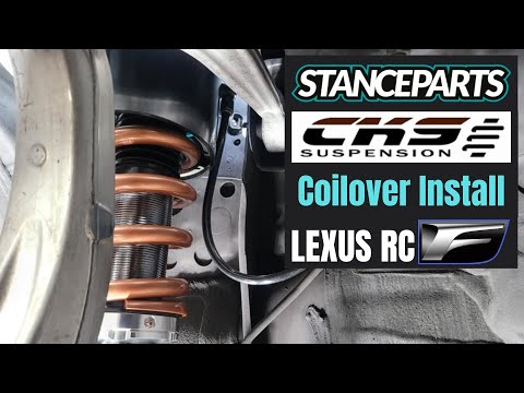 Lexus RCF CKS Coilovers with Stanceparts Cup Install | Driving Review CKS Suspension