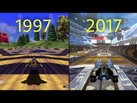 Evolution of Wipeout Games (1995 - 2017)