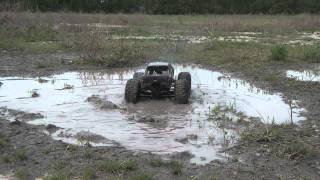 Revo .28 MASSIVE MUD BOG! FULL THROTTLE!!