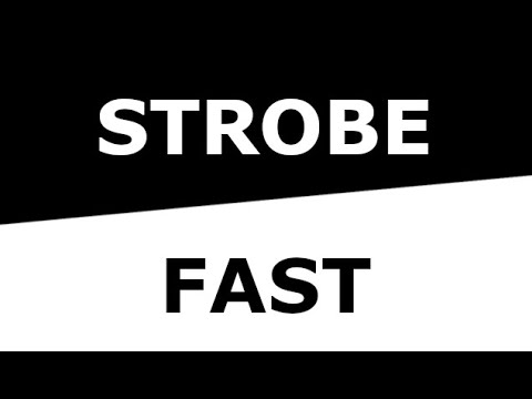 STROBOSCOPIC Light / FAST STROBE LIGHT / 2 STUNDEN / (schwarz⚫️ & weiß⚪️) (PARTY LIGHTS EFFECT)