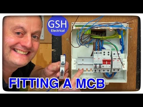 How to Fit a Circuit Breaker (MCB RCBO) to a Busbar. Wylex No Miss Busbar Connection & Quick Release