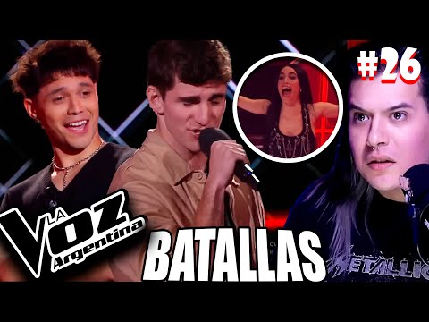 THIS IS A BATTLE OF THE VOICE! | BATTLES | THE ARGENTINE VOICE 26 | Ema Arias Vocal Coach