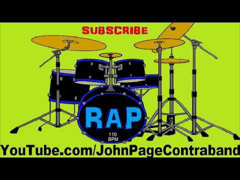 Rap Hip Hop Trap Drum Track Beat 110 bpm Loop 808