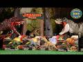 4 Jurassic World Rebirth Frenzy Pack Dinosaur Toys Unboxed Mattel 2025 Minqaria Beipiaosaurus