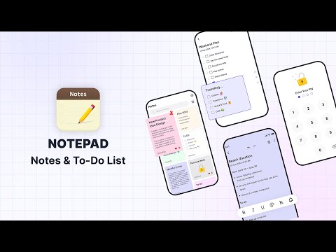 Notes - Notepad & To-Do List