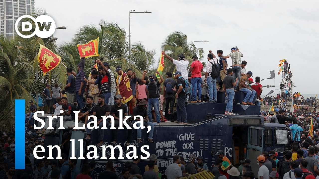 Renuncia el presidente de Sri Lanka tras la fuerte presión en las calles