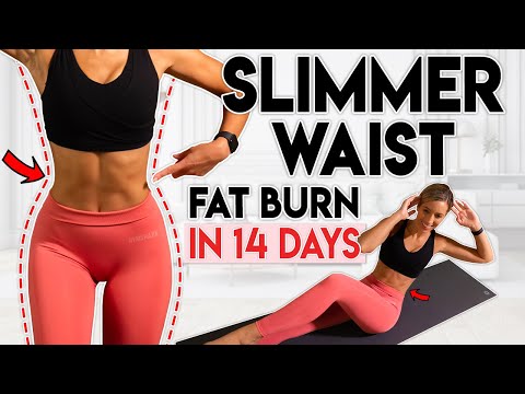 , title : 'SLIMMER WAIST and LOSE LOWER BELLY FAT in 14 Days | 10 min Workout'