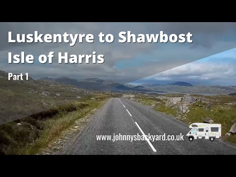 Pt1 Isle of Harris Luskentyre to Shawbost Outer Hebrides Scotland Road Trip