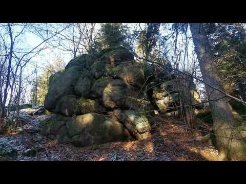 Popielowe Skały na Skalicy koło Jeleniej Góry [Pogórze Izerskie]