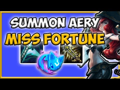 MISS FORTUNE BOT SUMMON AERY! - Preseason 8 Season 8 s8 Patch 7.24 Gameplay w/ Commentary Guide