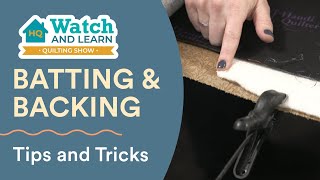 How to Add More Backing and Batting to Your Longarm - HQ Watch and Learn Quilting Show